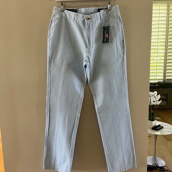 Men's seersucker Vinyard Vines pants - Picture 1 of 4